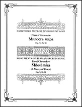 A Mercy of Peace, Op. 9, No. 10 SSAA choral sheet music cover